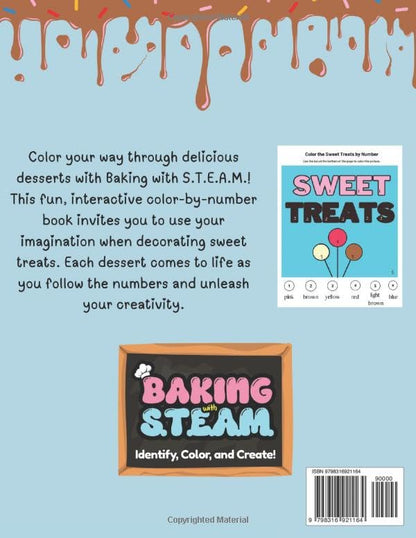 Sweet Treats Coloring Book: Color By Number